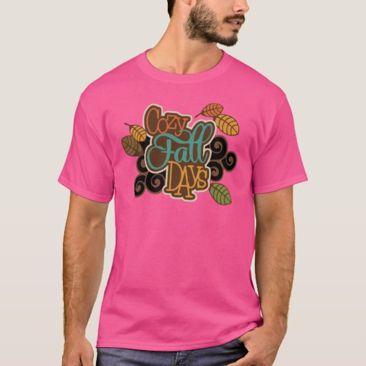 ハッピー・フォール・ヤル・オーバーサイズのコピー Tシャツ (正面)