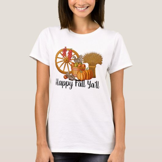 ハッピー・フォール・ヤル Tシャツ (正面)