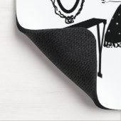 ハッピー·フライデー·ファッション·イラストラトン マウスパッド (コーナー)