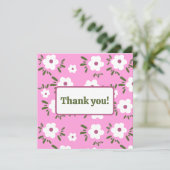 ハッピー フラワーズ サンキューカード (スタンド正面)