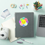 ハッピー フラワー シール (iPadカバー)