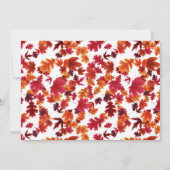 ハッピー・フレンズギビング　オータム・ディナー・パーティー・フィースト 招待状 (裏面)