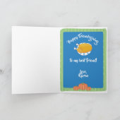 ハッピー・フレンズギビング　ベストフレンド　楽しい　遊び心のある カード (内部)