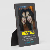 ハッピー・フレンドシップデーの写真 フォトプラーク (側面)