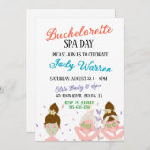 ハッピー・ブライズ・スパ・デー 招待状 (正面/裏面)