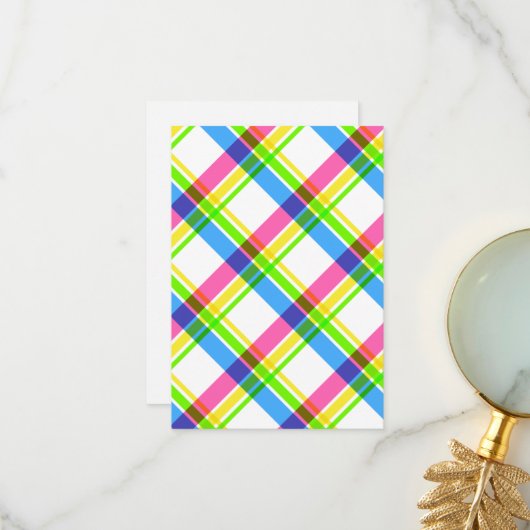 ハッピー&ブライト折り畳みサンキューカード サンキューカード (正面/裏面インサイチュ)