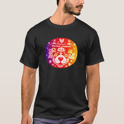 ハッピー ブラックフライデー Tシャツ (正面)