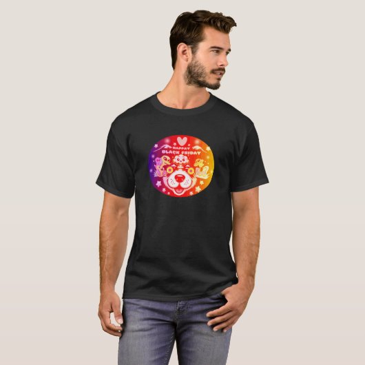 ハッピー ブラックフライデー Tシャツ (正面フル)