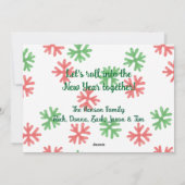 ハッピー・ヘッジー・ホリデー　サンタ帽とクリスマス・スウェーターのハリネズミ シーズンカード (裏面)