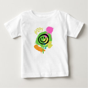 ハッピー ベビーTシャツ
