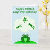 ハッピー・ベールト・リープ・デイ・誕生日! カード (黄色い花)