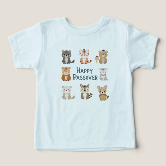ハッピー・ペサハTシャツ (デザイン正面)