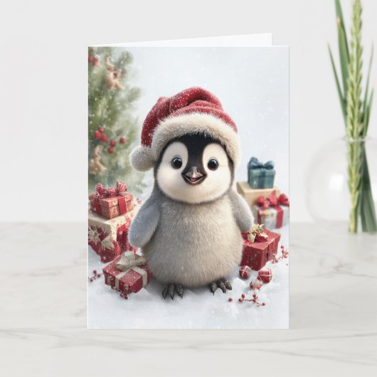 ハッピー・ペンギン・クリスマス シーズンカード (正面)