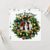 ハッピー ホウィデイズ フォト カード (正面/裏面インサイチュ)