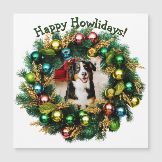 ハッピー ホウィデイズ フォト カード (正面)