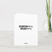 ハッピー・ホリデイズ カード (裏面)