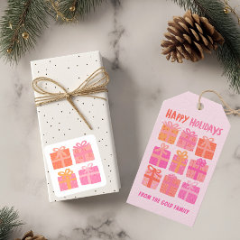 ハッピー ホリデイズ ギフト プレゼント クリスマス オリジナル ギフトタグ