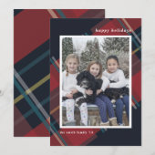 ハッピー ホリデーズ レッド プライド クリスマス カスタム フォト (正面/裏面)