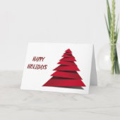 ハッピー ホリデー & すばらしい新年 カード (正面)