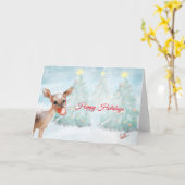 ハッピー ホリデー カード (黄色い花)