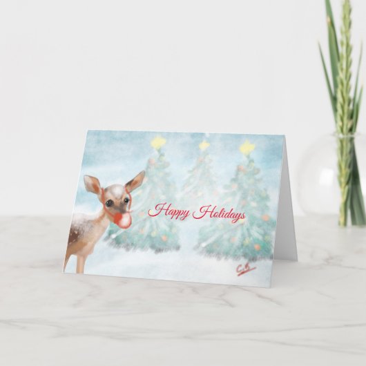 ハッピー ホリデー カード (正面)