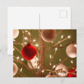 ハッピー ホリデー - クリスマス オーナメント (正面/裏面)