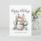 ハッピー ホリデー クリスマス カクタス (スタンド正面)