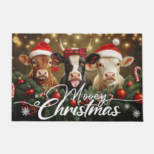 ハッピー・ホリデー・クリスマス・ドアマット - 祝祭の迎え入れ ドアマット