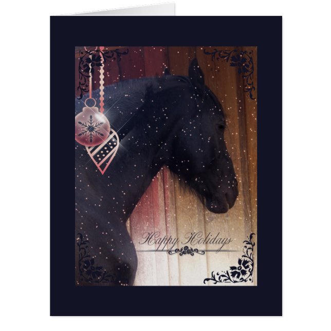 ハッピー・ホリデー - グリーティングカード (正面)