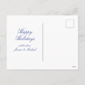 ハッピー ホリデー | サイレント ナイト 三賢人 シーズンポストカード (裏面)