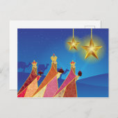 ハッピー・ホリデー | サイレント・ナイト　三賢士 シーズンポストカード (正面/裏面)