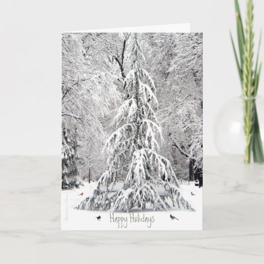 ハッピー ホリデー:シンプルな楽しみを満喫 - ボストン シーズンカード (正面)