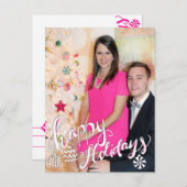 ハッピー ホリデー シーズンポストカード (正面/裏面)