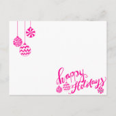 ハッピー ホリデー シーズンポストカード (裏面)