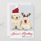 ハッピー ホリデー シーズン グリーティング 写真 クリスマス (正面)