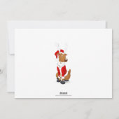 ハッピー ホリデー シーズン グリーティング 写真 クリスマス (裏面)