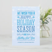ハッピー・ホリデー・シーズ企業のン・ヘルスケア・カード シーズンカード (スタンド正面)