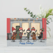 ハッピー ホリデー ストリート ミュージシャン シーズンカード (スタンド正面)