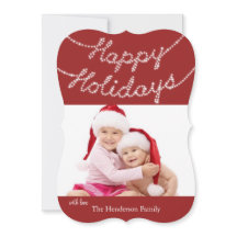 ハッピー ホリデー フォト カード