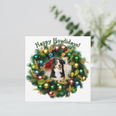 ハッピー ホリデー フォト カード (スタンド正面)