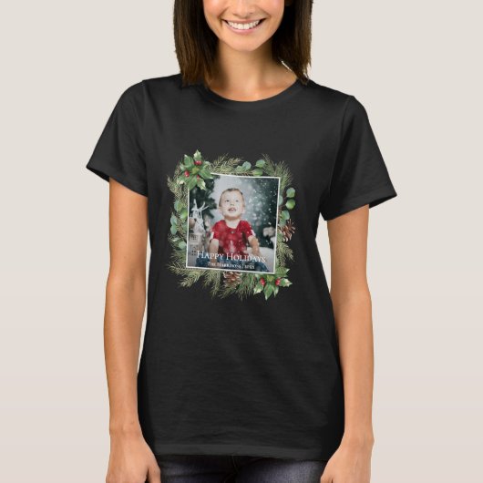ハッピー・ホリデー・フォト・グリーナリー Tシャツ (正面)