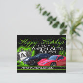 ハッピー ホリデー ポストカード (スタンド正面)