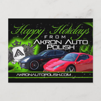 ハッピー ホリデー ポストカード