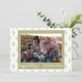 ハッピー ホリデー 砂漠のプリント グリーティング カード (スタンド正面)