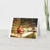 ハッピー ホリデー - 美しいホリデー ライト シーズンカード (裏面)