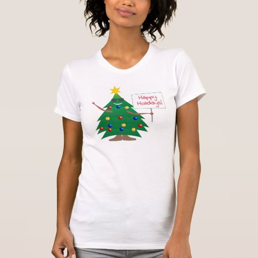 ハッピー・ホリデー Tシャツ (正面)