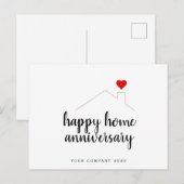 ハッピー ホーム アニバーサリー リアルエステート ポストカード (正面/裏面)