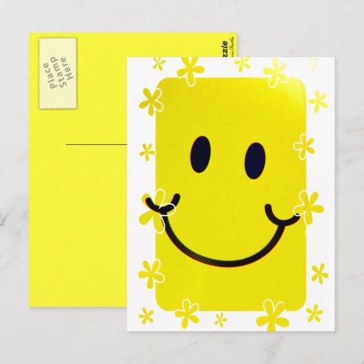 ハッピー_ ポストカード (正面/裏面)