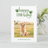 ハッピー・ポーリデイズ |ドッシンプルグの写真のクリスマス シーズンカード (スタンド正面)