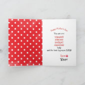 ハッピー·マザーズ·デイ·バダス·ジャック·ラッセル·テリア·ドッグ カード (内部)